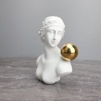 Sculpture nordique minimaliste Vénus, petite figurine Wei Jian en résine, ornements pour la maison, le porche, le bureau, décorations simples