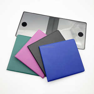 Porte-documents <span class=keywords><strong>de</strong></span> voiture en plastique à 2 plis pour carte <span class=keywords><strong>de</strong></span> véhicule automobile avec attache tactile - Product Image 6