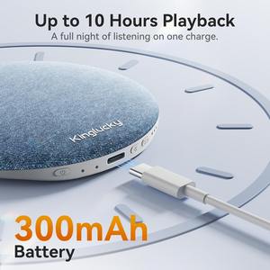 Haut-parleur d'oreiller Kinglucky BT <span class=keywords><strong>pour</strong></span> <span class=keywords><strong>dormir</strong></span>, mini haut-parleur portable sous <span class=keywords><strong>l</strong></span>'oreiller avec machine à <span class=keywords><strong>bruit</strong></span> blanc intégrée et berceuses apaisantes - Product Image 6