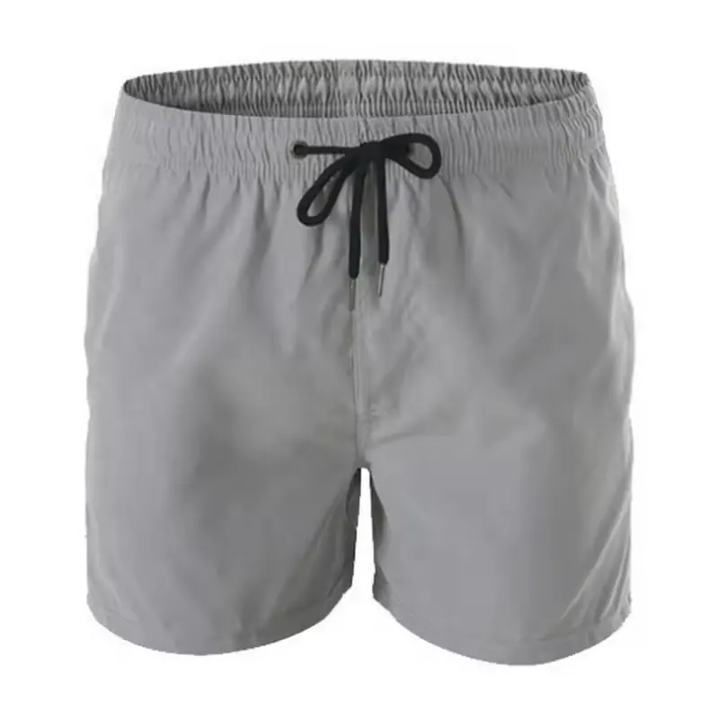 Pantalones cortos de hombre personalizados al por mayor ropa de verano logotipo personalizado estampado en color bordado estilo casual algodón poliéster gimnasio pantalones de natación