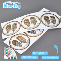 Autocollants personnalisés à chaud: étiquette thermique, autocollants de logo et de dessin animé pour l'emballage-Designs estampillés en or de qualité supérieure