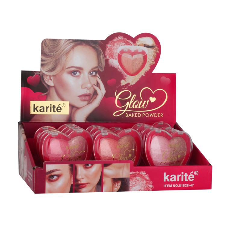 Высокий пигмент 2 вида цветов блеск, блестящее лицо макияж Пудра-хайлайтер