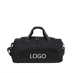 Sac de sport en polyester imperméable à grande capacité avec motif géométrique, fermeture éclair et fermoir, personnalisable avec logo, unisexe, léger, pour voyage - Product Image 1