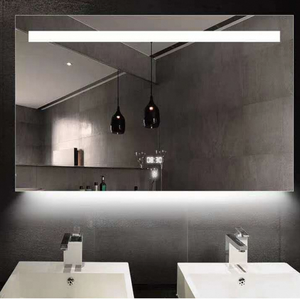 Miroir intelligent rectangulaire à LED avec éclairage <span class=keywords><strong>Design</strong></span> moderne Miroir <span class=keywords><strong>de</strong></span> <span class=keywords><strong>salle</strong></span> <span class=keywords><strong>de</strong></span> <span class=keywords><strong>bain</strong></span> d'hôtel mural avec interrupteur tactile Lumière d'écran - Product Image 3