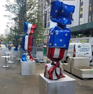 Modernes Dekor Große hand geschnitzte farbige Harz-Glasfaser-Lutschers kulptur - Product Image 6