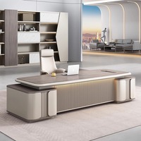 Meubles de bureau de luxe modernes de haute qualité, combinaison de chaise de direction simple pour un usage domestique