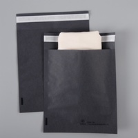 Sacs d'emballage en papier glassine ciré biodégradable et recyclable sur mesure pour vêtements et chaussures, enveloppes transparentes, couleur personnalisée