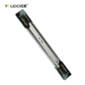 YOUDO drawer guides ball bearing drawer runners soft close and sides 3 fold damper basket drawers channel push to open