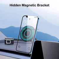 Support de téléphone magnétique étanche pour bureau et voiture, support de téléphone portable, support de smartphone, rotation pour Tesla Model 3Y, ventouse