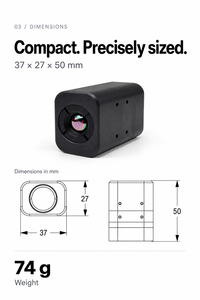 IR-003CA 384*288 Uncooled VOx LWIR <b>Thermal</b> <b>Camera</b> Module 4mm F1.0 Lens Low Latency <20ms - Product Image 3
