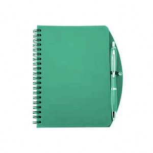 Combo de bolígrafo OEM PROMO con Cuaderno curvo con encuadernación en espiral doble - Product Image 3