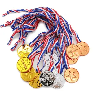 Medaglia <span class=keywords><strong>di</strong></span> giocattoli per bambini economici <span class=keywords><strong>di</strong></span> alta qualità a basso prezzo medaglia <span class=keywords><strong>di</strong></span> plastica per bambini sport nuoto/esecuzione medaglie d'oro - Product Image 4