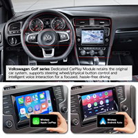 Kit de Interfaz de Módulo Decodificador Inalámbrico Apple CarPlay Android Auto para Volkswagen Golf R GTI MK7 2010-2018, Venta al Por Mayor Personalizada