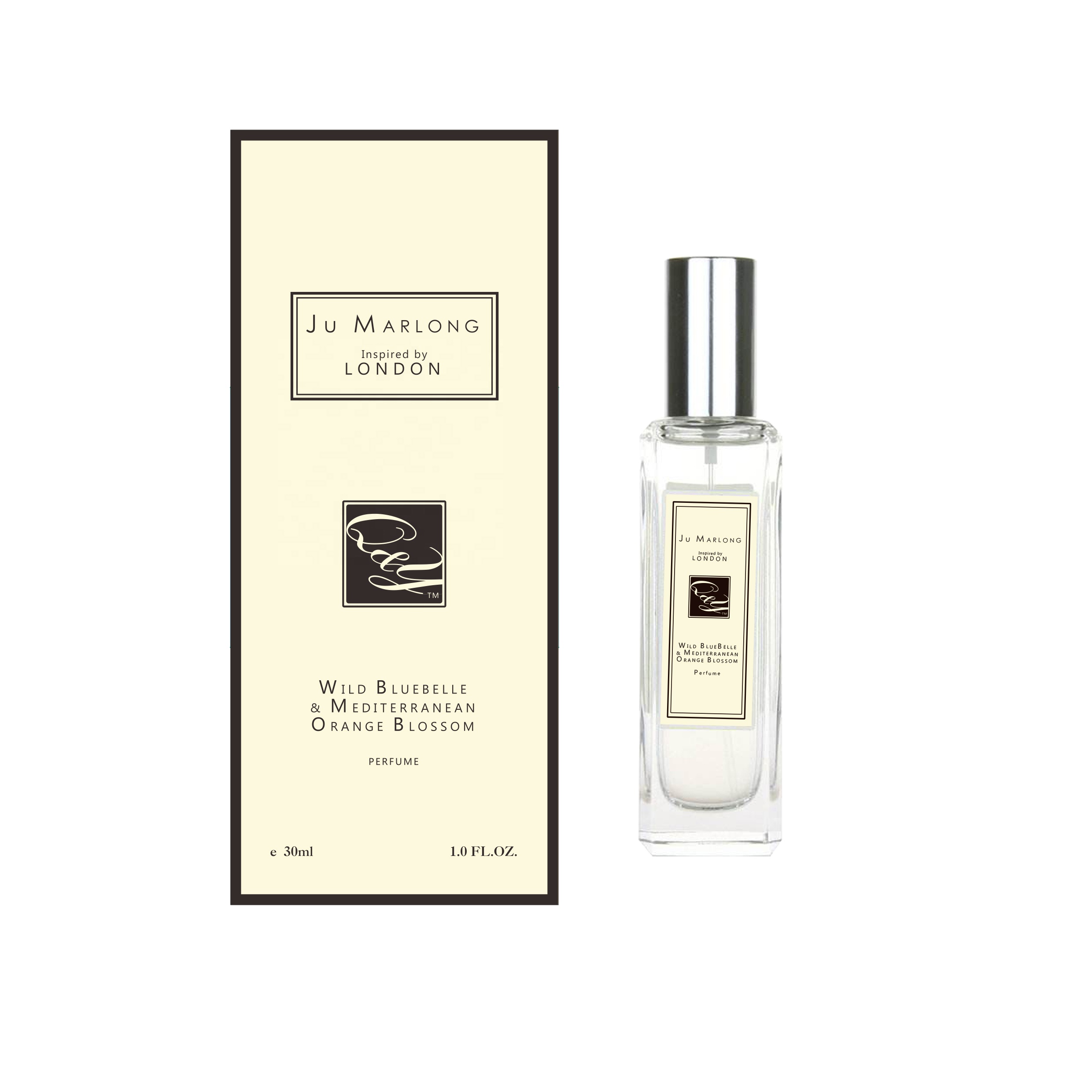 Лондонские духи, женские духи, ароматические масла, ирландские голубые колокольчики, средиземноморские духи, с цветами апельсина, с мускулистыми волосами, мужские духи