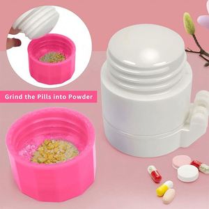 Custom Branding 4-In-1 Multifunction <b>Pocket</b> Size Box Novelty Gifts Pill Crusher Splitter Grinder - Product Image 6