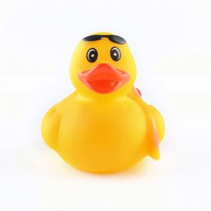 2025 New Design OEM Baby <b>Bath</b> Toys Promotional Decompression Puzzle Splashing Surfing Rubber Duck - Product Image 4