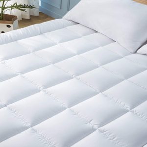 <span class=keywords><strong>Surmatelas</strong></span> en coton matelassé de bonne qualité, extensible, respirant, silencieux, doux, blanc - Product Image 4