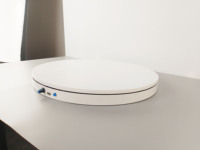 Plateau tournant rechargeable pour photographie 30 cm, capacité 30 kg, télécommande 360° °   Plateau rotatif pour la photographie e-commerce