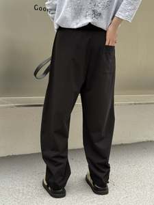 Pantalon de survêtement 100% coton pour hommes pantalon de survêtement taille haute long d'automne pantalon de jogging doux kaki chaîne costume <span class=keywords><strong>cardet</strong></span> pantalon teint uni pour hommes - Product Image 3