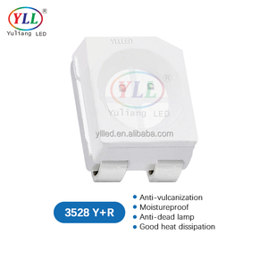 YLL 캡슐화 에피스타 칩 맞춤형 파장 620nm 590nm 이색 적색 황색 다이오드 SMD LED 디밍 가능 120도 시야각 - Product Image 4