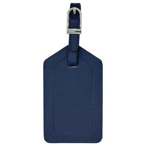 Etiqueta de Cuero PU Personalizada de Primera Calidad, Etiqueta de Equipaje de Cuero Personalizada de Fábrica de Alta Calidad en Varios Colores - Product Image 1