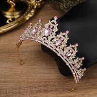 Diadème de mariée en alliage orné de cristaux, strass et diamants, accessoire de coiffure pour mariages, bals de promo, fiançailles, anniversaires et fêtes.