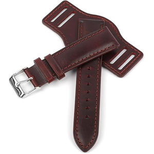 Bracelets de <span class=keywords><strong>montre</strong></span> de luxe en <span class=keywords><strong>cuir</strong></span> vintage en promotion – 20 mm, 22 mm, 24 mm - Product Image 6