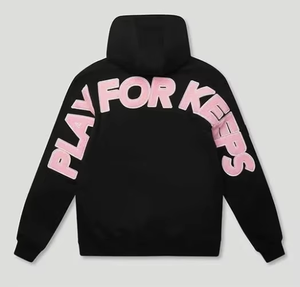 <span class=keywords><strong>Felpa</strong></span> con Cappuccio 100% Cotone di Alta Qualità Geedup <span class=keywords><strong>Trapstar</strong></span>, Tuta da <span class=keywords><strong>Uomo</strong></span> Play for Keeps, Streetwear, Pullover Casual Unisex - Product Image 3