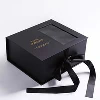 Boîtes rigides en papier kraft de luxe personnalisées avec fermeture magnétique, doublure en éponge, recyclables pour l'emballage de perruques, de bijoux, de fleurs et de cadeaux