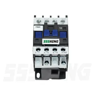 SSSHENG CJX2-0910 kontaktor Rusia 09A CJX2 kontaktor 3P 1 tanpa kontaktor magnetik 110V 230V 400B