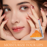 Baume à lèvres végétalien rose au miel de haute qualité, personnalisé avec logo OEM, nourrissant, hydratant, étiquette privée, soin des lèvres, imperméable