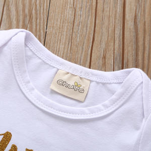 Conjunto de Ropa de 3 Piezas para Niña, con Lazo, Estilo Casual para Bebé, Venta al Por Mayor a Precio Económico en el Mercado Chino - Product Image 5