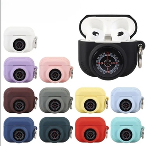 Housse de protection anti-perte 2 en 1 pratique pour <span class=keywords><strong>AirPods</strong></span> Pro2, étui <span class=keywords><strong>AirTag</strong></span>, coque en silicone antichoc, protection arrière - Product Image 2