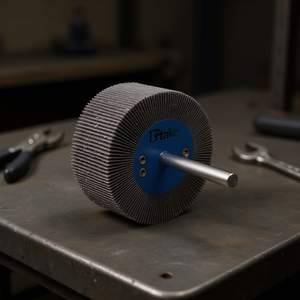 แผ่นขัดกระดาษทรายแบบวงล้อ 60x20 มม. แกน 6 มม. ความหยาบ 120 กริต สำหรับงานเจียรและขัดเงา - Product Image 3