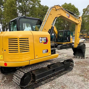 รถขุดตีนตะขาบขนาดเล็ก CAT 307 มือสอง พร้อมบุ้งกี๋ขุด - Product Image 1