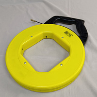 Tire-câble flexible en acier pour conduit, enrouleur portable en plastique pour tirer les fils électriques à l'intérieur des conduites