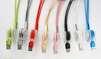 LC636 Cable DE DATOS USB con logotipo personalizable Marca impresa Teléfono móvil Sincronización de carga Datos Promoción Regalo Cable de datos personalizado 3 en 1