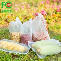 Duurzame Uv Groene Mono Filament Netzak Voor Fruit Hdpe Netto Zakken Cover Met Groen Rood Zwart Trekkoorden