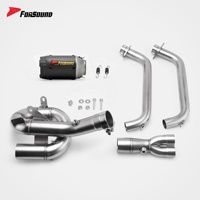 Prix de gros usine Forsound - Système d'échappement complet en fibre de carbone Intact-GPs Shorty Muffler pour Yamaha MT07 2014-2026