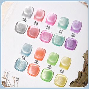 มาใหม่ Macaron Pastel 9<span class=keywords><strong>สี</strong></span>ฤดูใบไม้ผลิฤดูร้อน Uv แมวตาเจลยาทา<span class=keywords><strong>เล็บ</strong></span>เรืองแสงในที่มืดนีออนเจลโปแลนด์ - Product Image 5