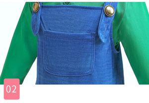 Disfraz <span class=keywords><strong>de</strong></span> Super Marios Bros Red <span class=keywords><strong>Luigi</strong></span> Green con sombrero <span class=keywords><strong>de</strong></span> Cosplay, guantes <span class=keywords><strong>de</strong></span> bigote, accesorios <span class=keywords><strong>de</strong></span> disfraces, mono <span class=keywords><strong>de</strong></span> Anime para fiesta <span class=keywords><strong>de</strong></span> Halloween - Product Image 5