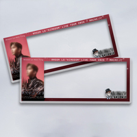 Carte personnalisée transparente pour invitation de mariage, carte de vœux, carte postale, carte de visite, carte de style billet, carte cadeau transparente, carte de bord