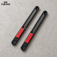 Couteau utilitaire multifonction de précision YUEYAO 9 mm, acier à haute teneur en carbone, lame ultra-affûtée détachable, coupe-boîte portable et fin, 14,5 cm