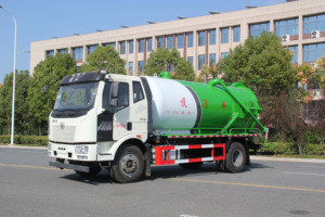 Camión de succión de aguas residuales de saneamiento municipal de transmisión manual personalizable tipo de combustible diésel - Product Image 3