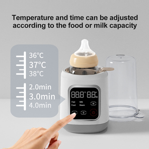 Calentador de Biberones Rápido, para Leche Materna y Fórmula, Mantiene la Temperatura por 24 Horas, Recalentamiento Eléctrico, Descongelación, Vapor, Libre de BPA, Silicona, Calentamiento Rápido - Product Image 4