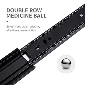 잘 판매 45mm 3 섹션 텔레스코픽 서랍 채널 슬라이드 도구 상자 볼 베어링 슬라이드 서랍 - Product Image 4