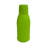 Bouteille vide mate de 500 ml en PEHD avec poignée latérale, vente en gros, logo personnalisé pour liquide de nettoyage et bouchon à vis