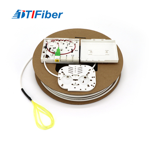 Boîtier terminal fibre optique FTTH 4 ports SC avec adaptateurs et pigtail préinstallés <span class=keywords><strong>pour</strong></span> accès abonné et terminaison optique - Product Image 2