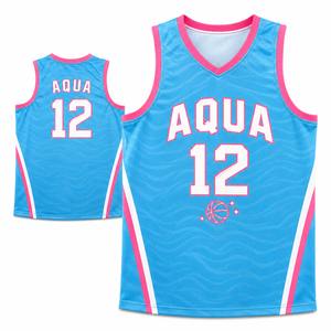 Camiseta de Baloncesto Personalizada Reversible Antibacteriana, Uniforme de Equipo Sublimado, Transpirable, de Secado Rápido, con Nombre y Número Personalizados, OEM - Product Image 3