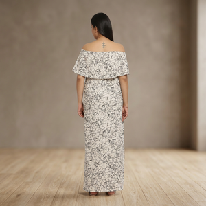 Robe de maternité 2026 longueur genou, style décontracté épaules dénudées, tenue de plage pour femmes enceintes - Product Image 3
